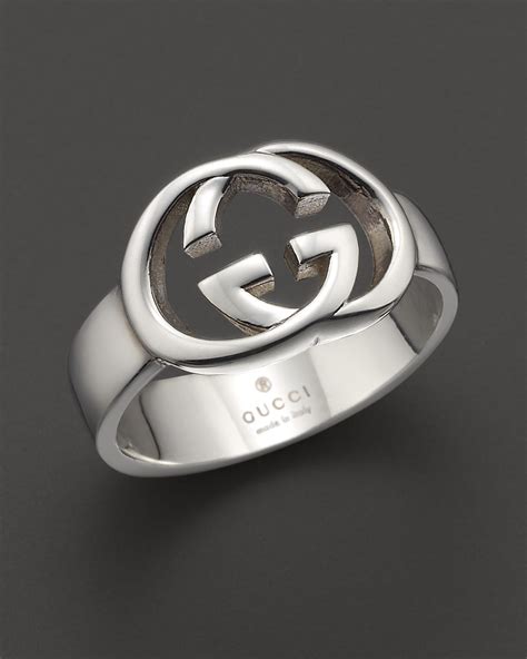 gucci ring damen silber|Gucci sterling silver rings.